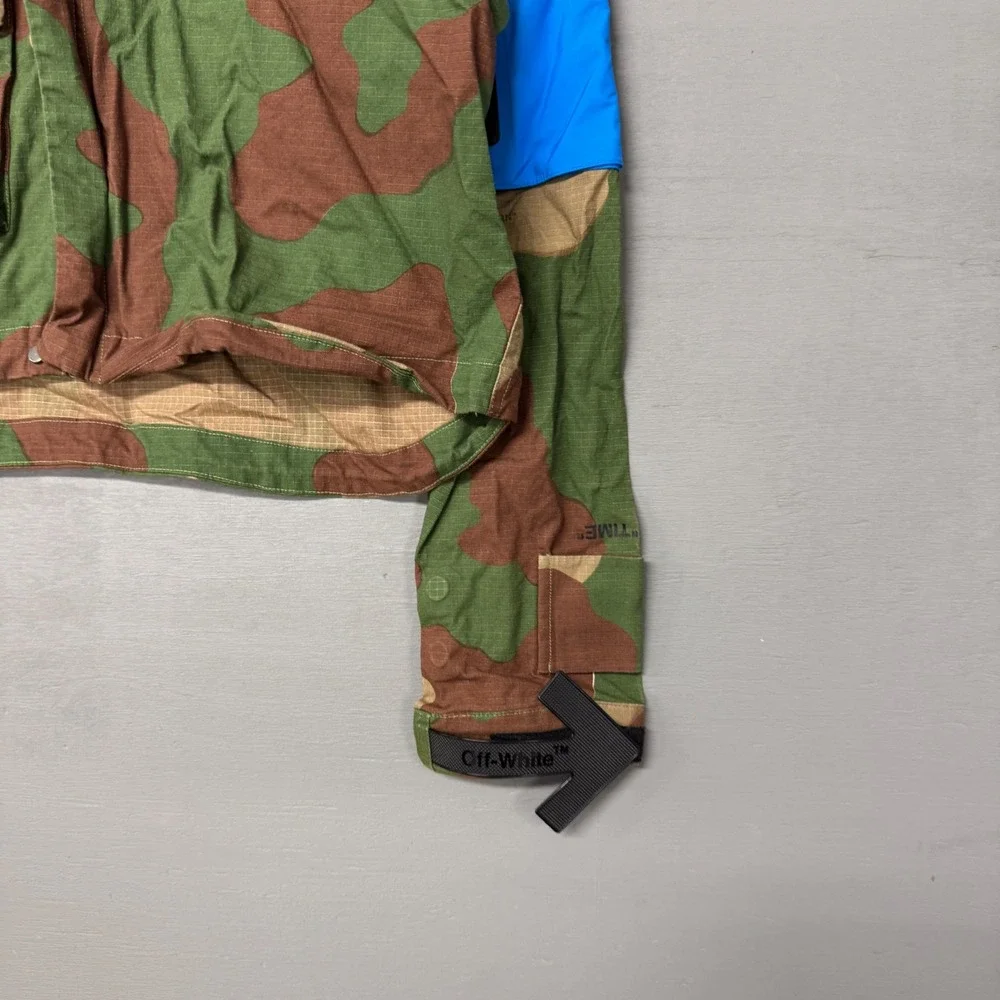 Nike x Off-White Camo Jacket Green Keep Back CK5623-385 Women's Large - Picture 4 of 8